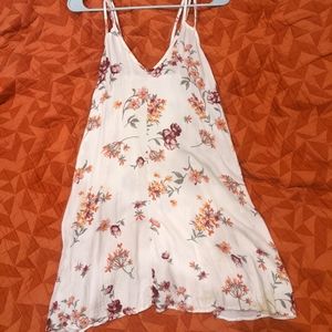 Cute white floral dress